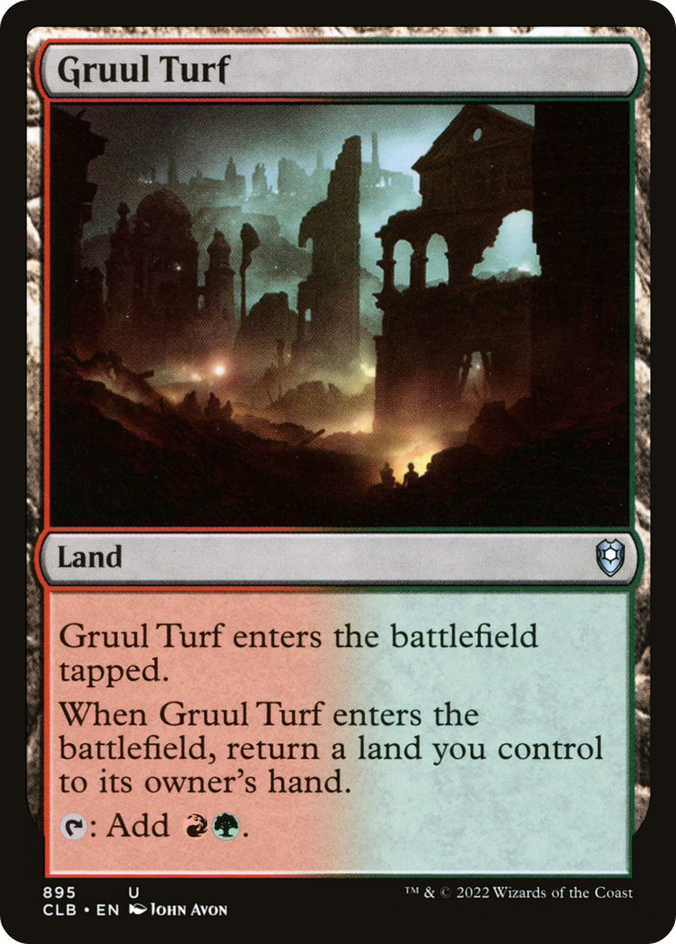 Image of Gruul Turf (CLB-895) - Commander Legends: Battle for Baldur's Gate