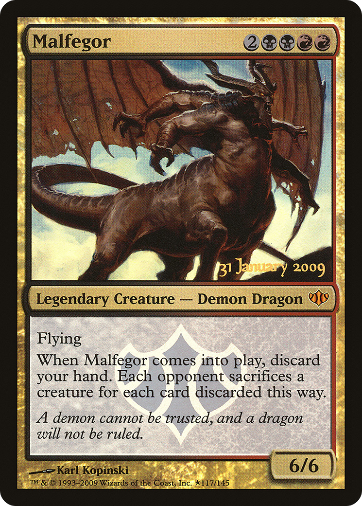 Image of Malfegor (PRE-117) - Conflux Promos Foil