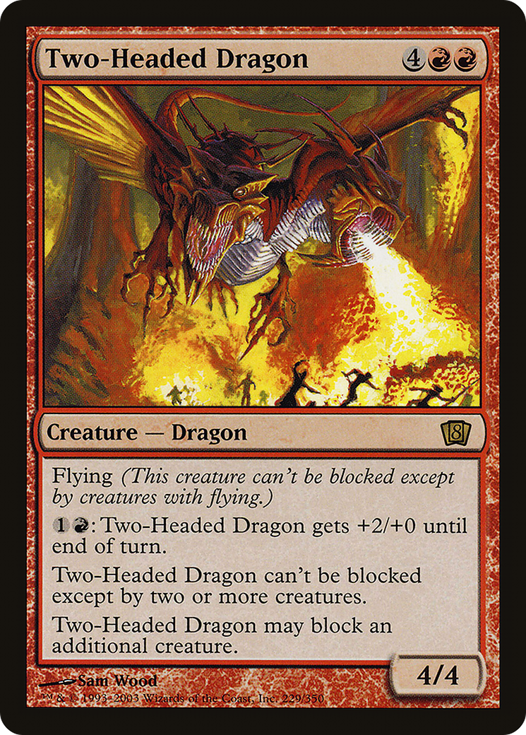 Image of Two-Headed Dragon (8ED-229) - 8th Edition Foil