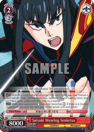 Image of Satsuki Wearing Senketsu (KLK/S27-E055 U) - KILL la KILL
