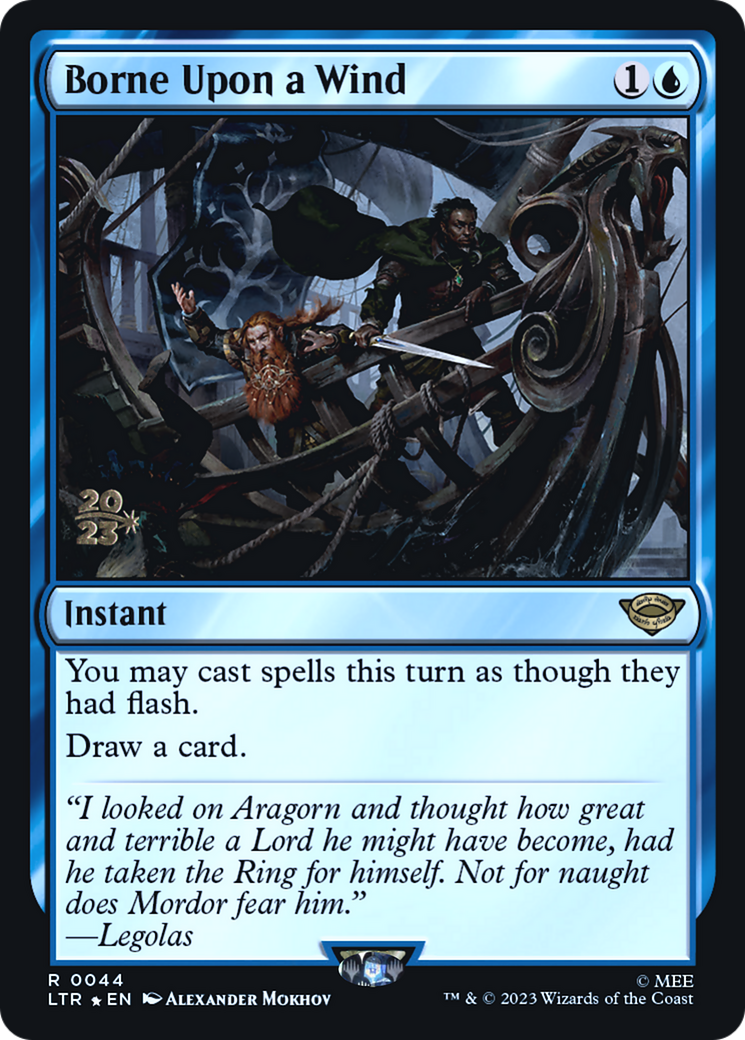 Image of Borne Upon a Wind (PRE-044) - Tales of Middle-earth Promos Foil