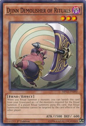 Image of Djinn Demolisher of Rituals (MP15-EN090) - 2015 Mega-Tins Mega Pack 1st Edition