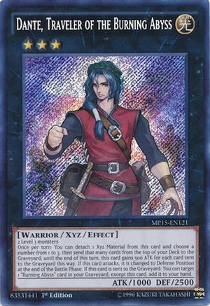 Image of Dante, Traveler of the Burning Abyss (MP15-EN121) - 2015 Mega-Tins Mega Pack 1st Edition