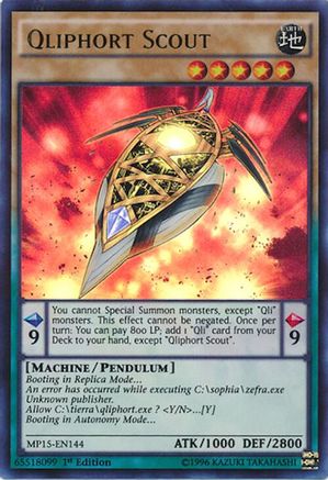 Image of Qliphort Scout (MP15-EN144) - 2015 Mega-Tins Mega Pack 1st Edition