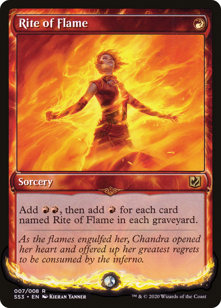Image of Rite of Flame (SS3-007) - Signature Spellbook: Chandra Foil