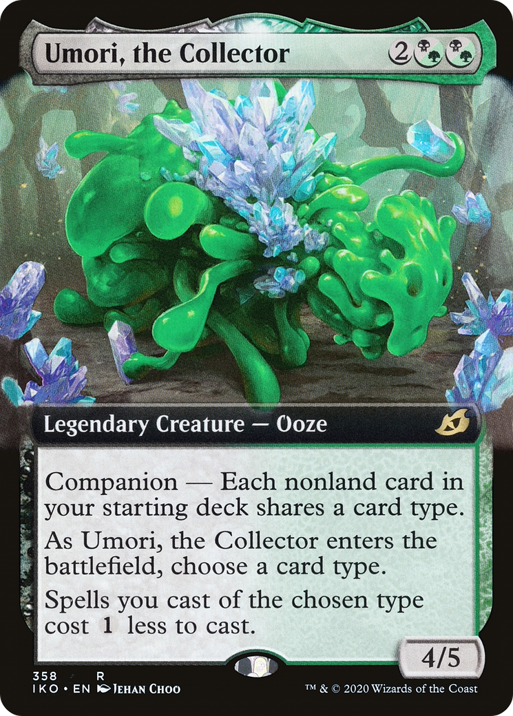 Image of Umori, the Collector (Extended Art) (IKO-358) - Ikoria: Lair of Behemoths: (companion, Extended Art) Foil