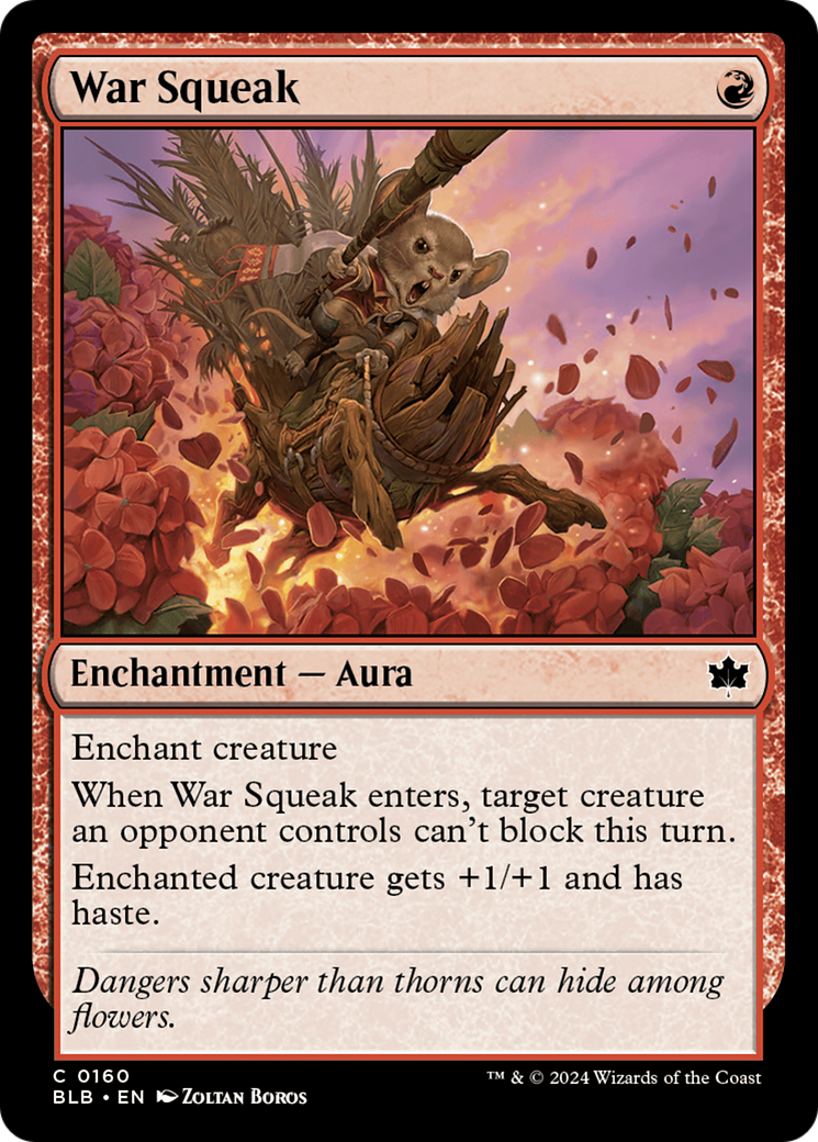 Image of War Squeak (BLB-160) - Bloomburrow