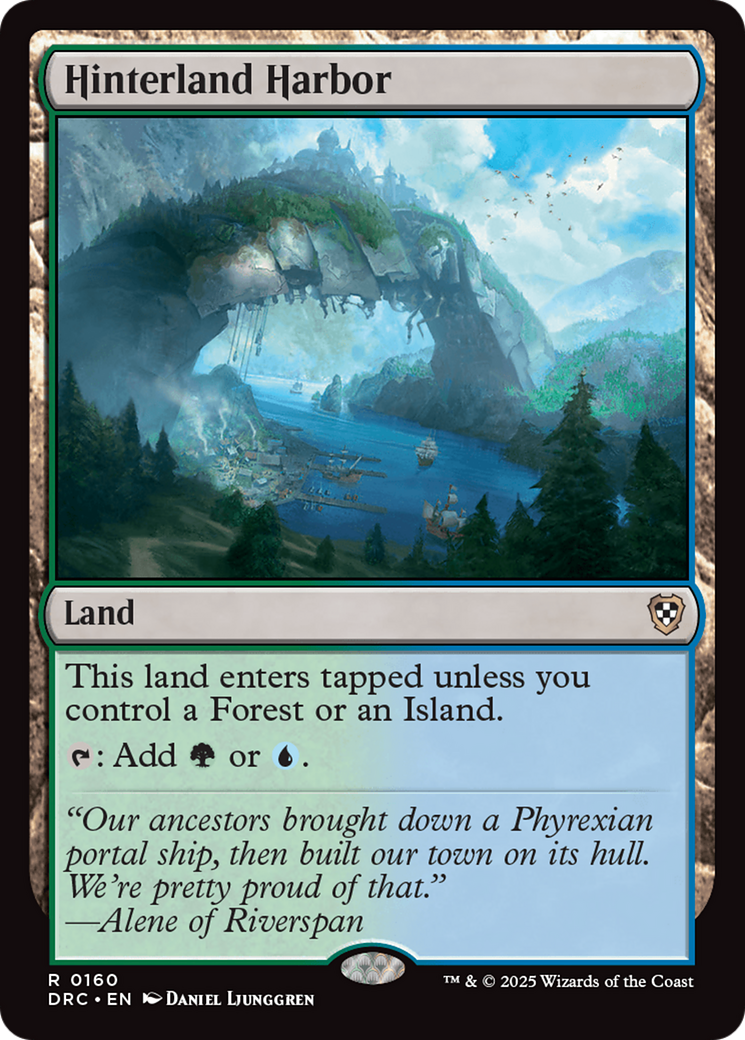 Image of Hinterland Harbor (DRC-160) - Commander: Aetherdrift