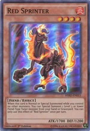 Image of Red Sprinter (HSRD-EN015) - High-Speed Riders 1st Edition