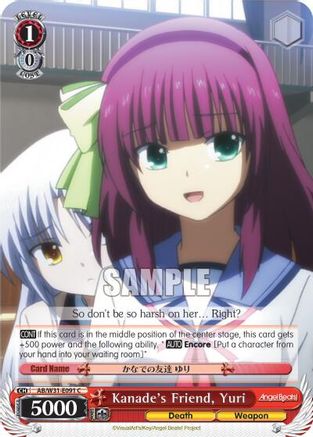 Image of Kanade's Friend, Yuri (AB/W31-E091 C) - Angel Beats! Re:Edit