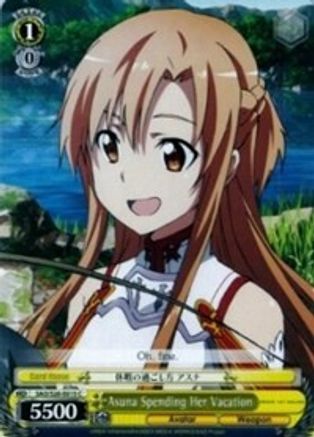 Image of Asuna Spending Her Vacation (SAO/S26-E015 C) - Sword Art Online Vol.2