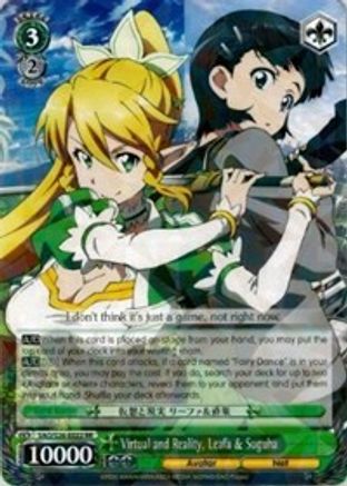 Image of Virtual and Reality, Leafa & Suguha (SAO/S26-E022 RR) - Sword Art Online Vol.2