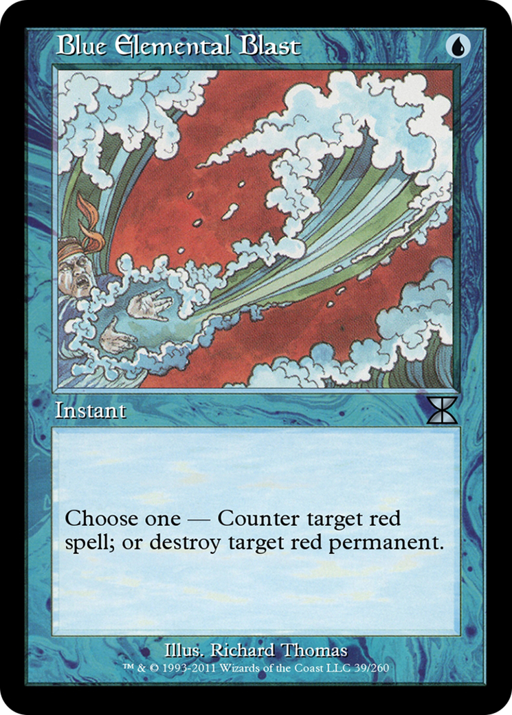 Image of Blue Elemental Blast (ME4-039) - Masters Edition IV Foil