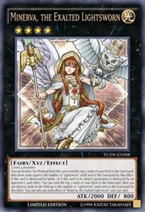 Image of Minerva, the Exalted Lightsworn (Ultra Rare) (YCSW-EN008) - Yu-Gi-Oh! Championship Series Prize Cards Limited
