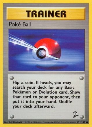 Image of Poke Ball 121/130  Base Set 2 - Common