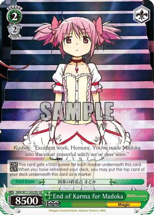 Image of End of Karma for Madoka (SR) (MM/W17-E029S SR) - Puella Magi Madoka Magica