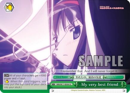 Image of My very best friend (MM/W17-E058 CC) - Puella Magi Madoka Magica