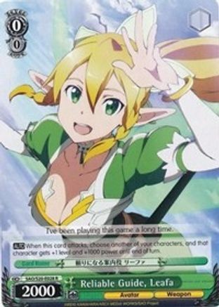 Image of Reliable Guide, Leafa (SAO/S20-E028 R) - Sword Art Online