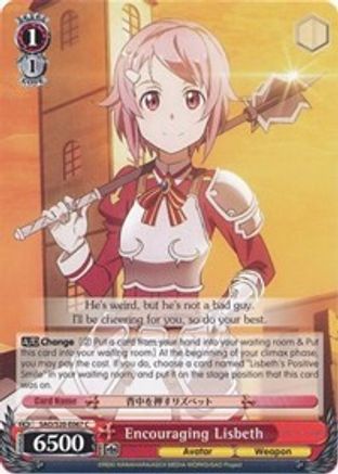 Image of Encouraging Lisbeth (SAO/S20-E067 C) - Sword Art Online