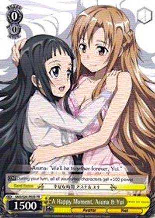 Image of A Happy Moment, Asuna & Yui (SAO/S20-PE03 PR) - Sword Art Online