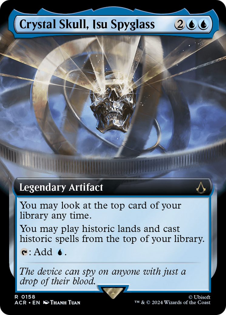 Image of Crystal Skull, Isu Spyglass (Extended Art) (ACR-158) - Assassin's Creed: (Extended Art) Foil
