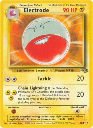 Image of Electrode (18) 018/64  - Unlimited Jungle - Rare