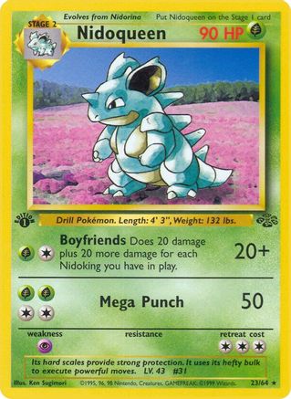 Image of Nidoqueen (23) 023/64  - Unlimited Jungle - Rare