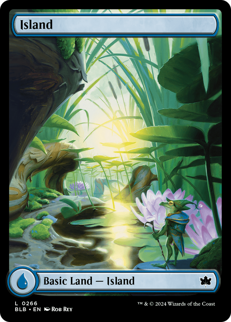 Image of Island (0266) (BLB-266) - Bloomburrow Foil