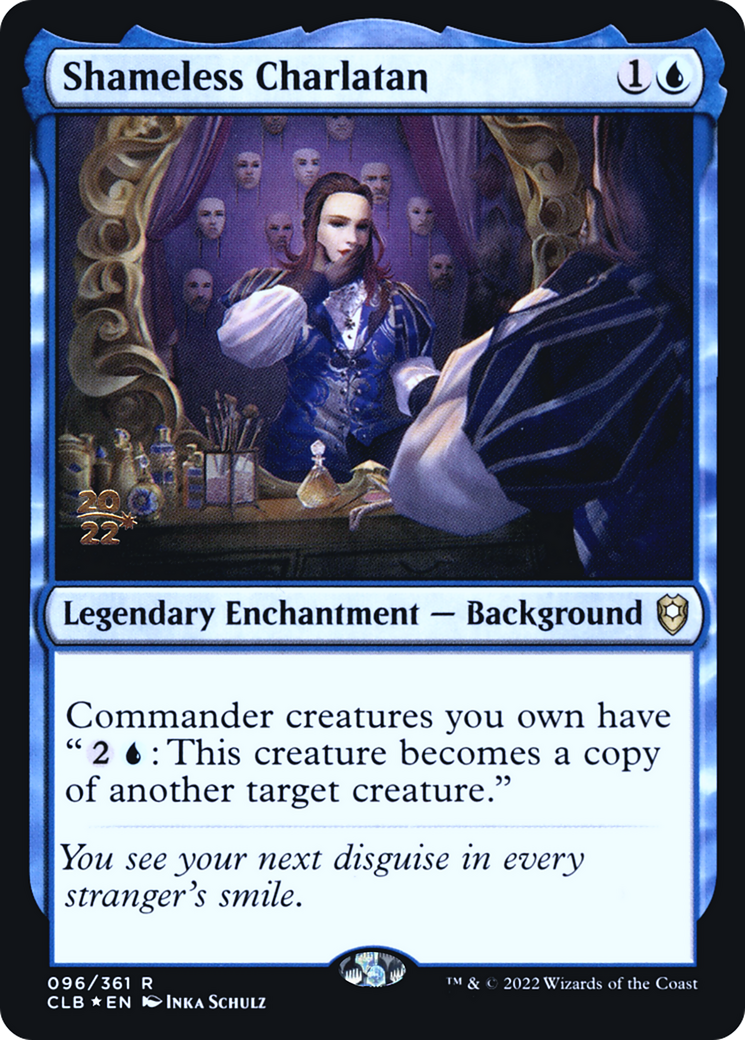 Image of Shameless Charlatan (PRE-096) - Battle for Baldur's Gate Promos Foil