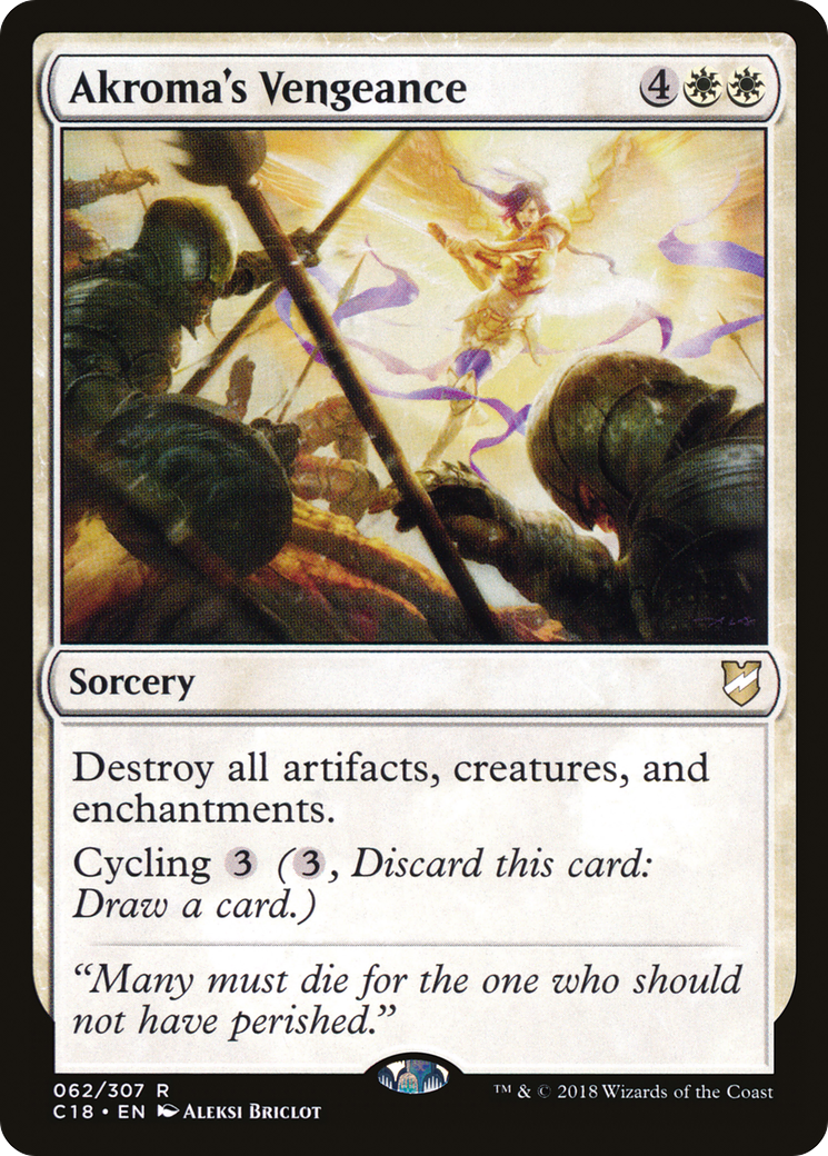 Image of Akroma's Vengeance (C18-062) - Commander 2018