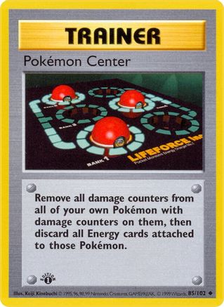 Image of Pokemon Center 085/102  - 1st Edition Base Set Shadowless - Uncommon