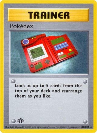 Image of Pokedex 087/102  - Unlimited Base Set Shadowless - Uncommon