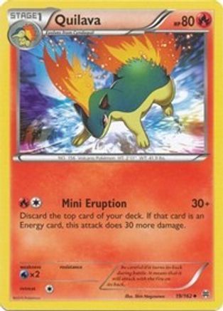 Image of Quilava 019/162  XY  BREAKthrough - Uncommon