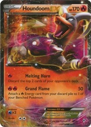 Image of Houndoom EX 021/162  - Holofoil XY  BREAKthrough - Ultra Rare