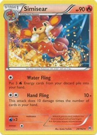 Image of Simisear 024  - Reverse Holofoil XY  BREAKthrough - Rare