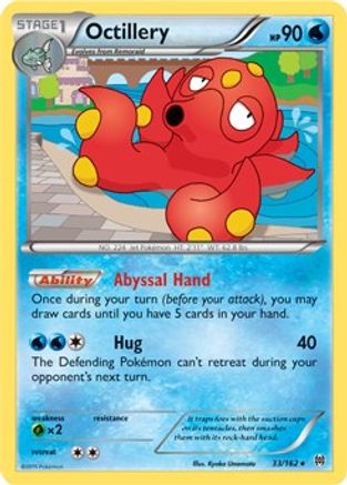 Image of Octillery 033/162  - Reverse Holofoil XY  BREAKthrough - Holo Rare