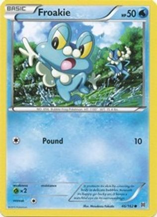 Image of Froakie 046/162  - Reverse Holofoil XY  BREAKthrough - Common