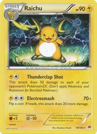 Image of Raichu 049/162  XY  BREAKthrough - Rare
