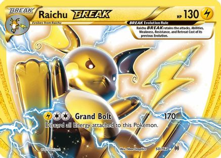 Image of Raichu BREAK 050/162  - Holofoil XY  BREAKthrough - Rare BREAK