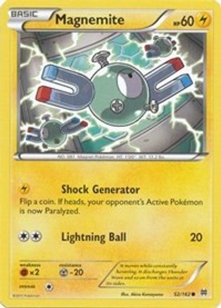 Image of Magnemite (52) 052  - Reverse Holofoil XY  BREAKthrough - Common