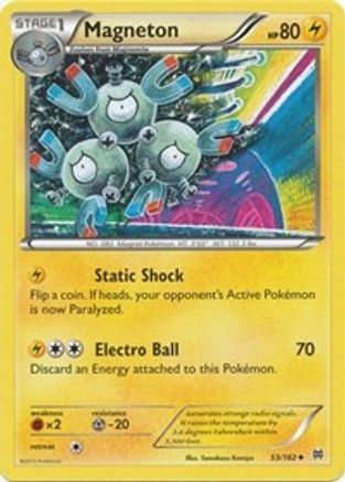 Image of Magneton 053/162  XY  BREAKthrough - Uncommon