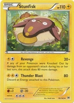 Image of Stunfisk 056  XY  BREAKthrough - Uncommon