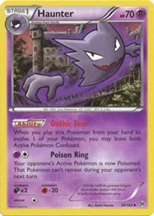 Image of Haunter 059/162  XY  BREAKthrough - Uncommon