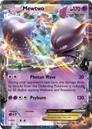 Image of Mewtwo EX (61) 061/162  - Holofoil XY  BREAKthrough - Ultra Rare