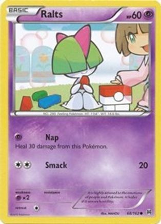 Image of Ralts (68) 068/162  - Reverse Holofoil XY  BREAKthrough - Common