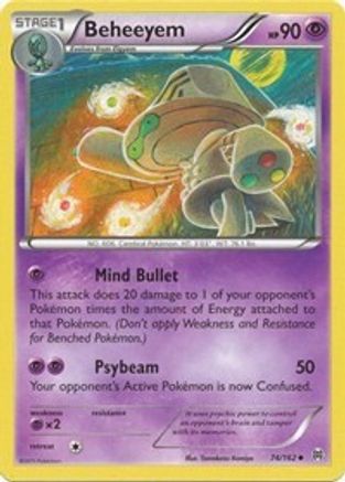 Image of Beheeyem 074/162  - Reverse Holofoil XY  BREAKthrough - Uncommon