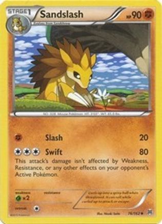 Image of Sandslash 076/162  - Reverse Holofoil XY  BREAKthrough - Uncommon
