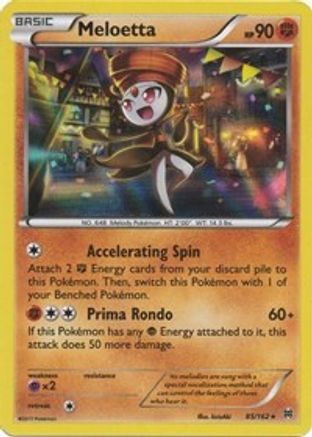 Image of Meloetta 085/162  - Holofoil XY  BREAKthrough - Holo Rare