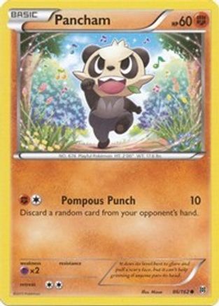 Image of Pancham 086/162  - Reverse Holofoil XY  BREAKthrough - Common