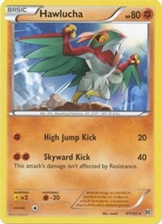 Image of Hawlucha 087  - Reverse Holofoil XY  BREAKthrough - Rare